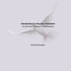 Introduction au Nouveau Testament